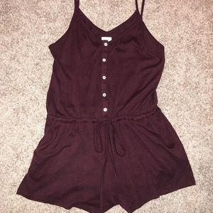 PacSun maroon romper